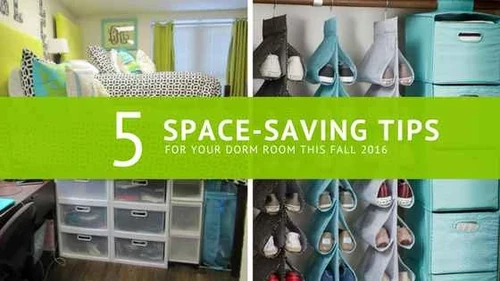 5 Space-Saving Tips For Your Dorm Room: Fall 2016