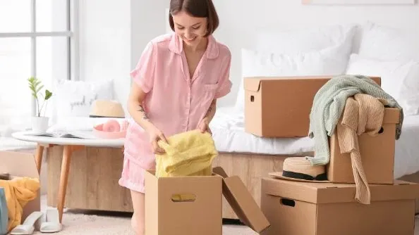 Unpacking and organizing your things will go a long way to feeling more at home.