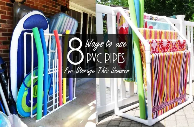 Featured image for 8 Ways to Use PVC Pipes For Storage This Summer